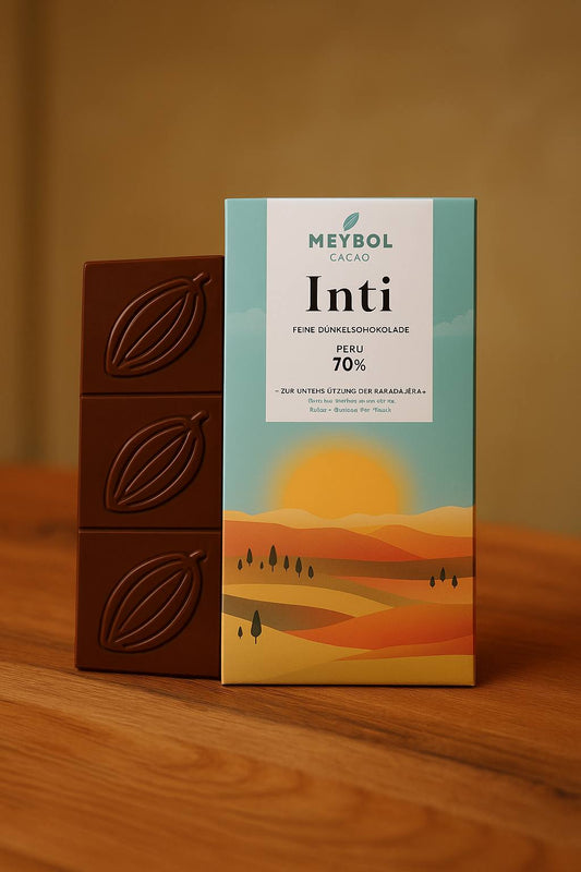 Inti Schokolade 70 % edler Chuncho-Kakao aus Peru